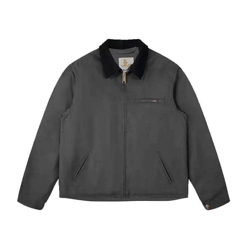 DAFEILI Fall Winter J30 Lined Blanket Casual Vintage Washed Canvas Detroit Workwear Jackets
