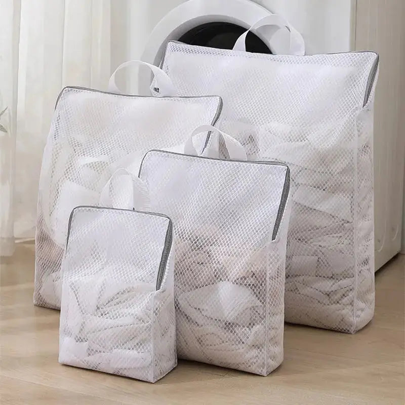 Bolsa de lavandería 3D, 1 pieza, bolsa de malla extraíble, filtro para lavadora, bolsa de malla antideformación