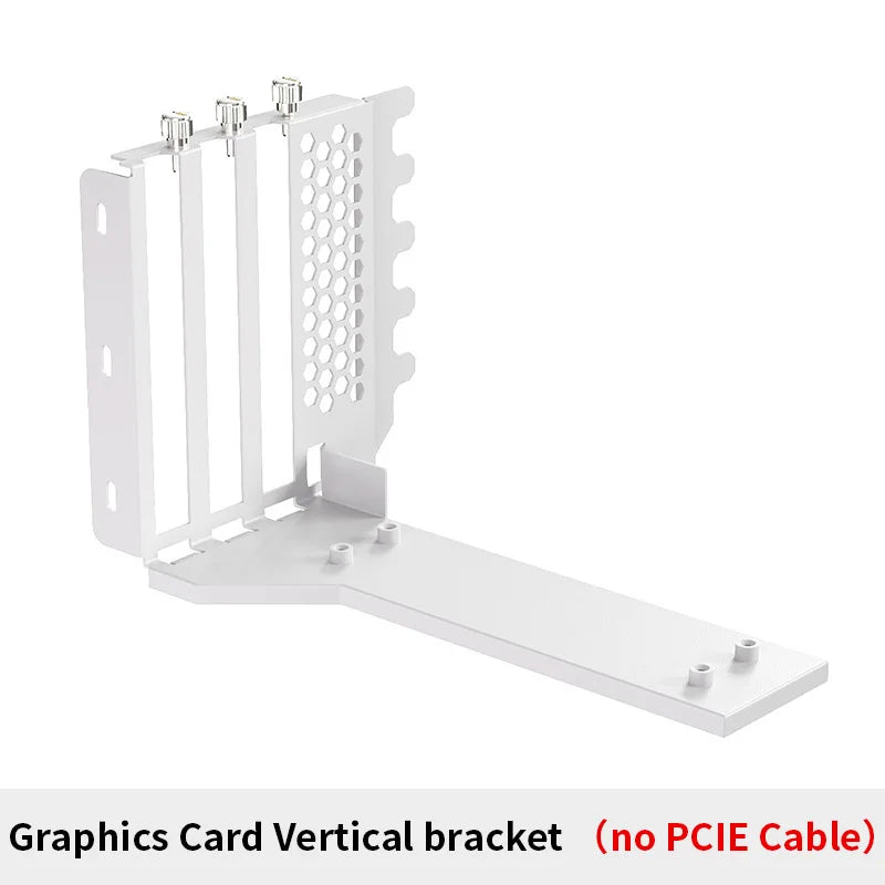 Teucer support de montage GPU Vertical support de carte graphique PC PCI-E 3.0/4.0x16 Anti-interférence Flexible 90 °   Câble d'extension