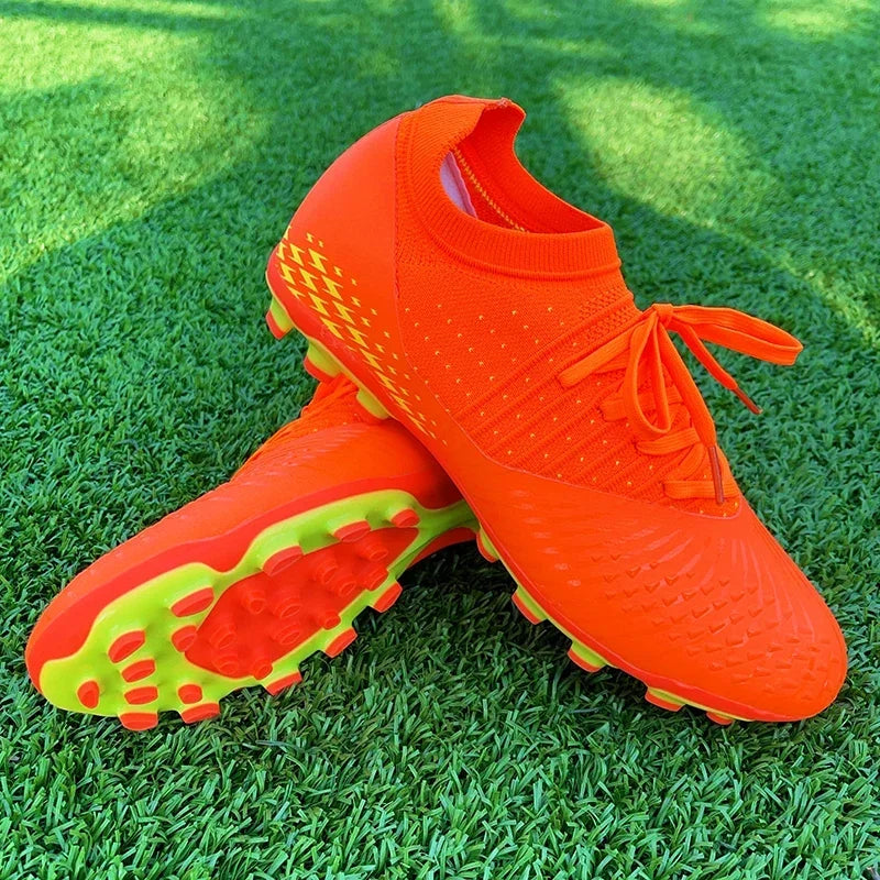 Crampons de Football AG Homme Tissu Extensible Respirant — Entraînement & Compétition EU 31–48