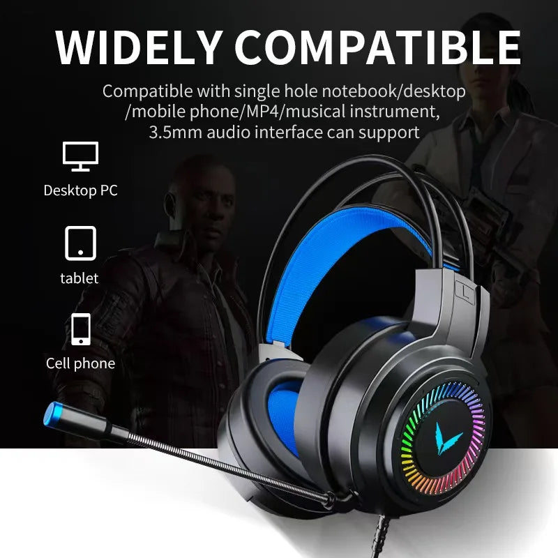 G58 Gaming Headset Wired 7.1 Channel PUBG Headphone Laptop Headset