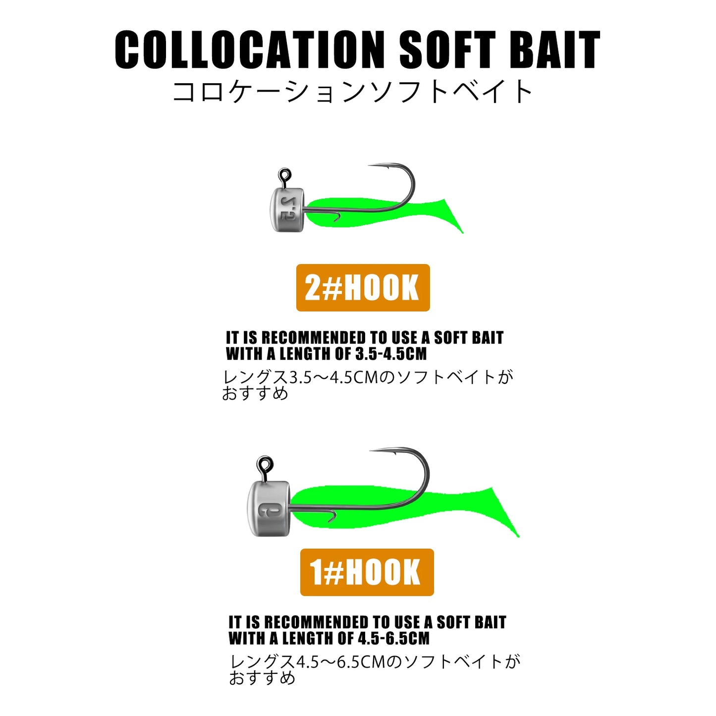 Ned Rig têtes de gabarit hameçons de pêche 1.8-6g gobelet Ajing pour leurre de ver souple basse poisson Pesca Rockfish brochet truite accessoires