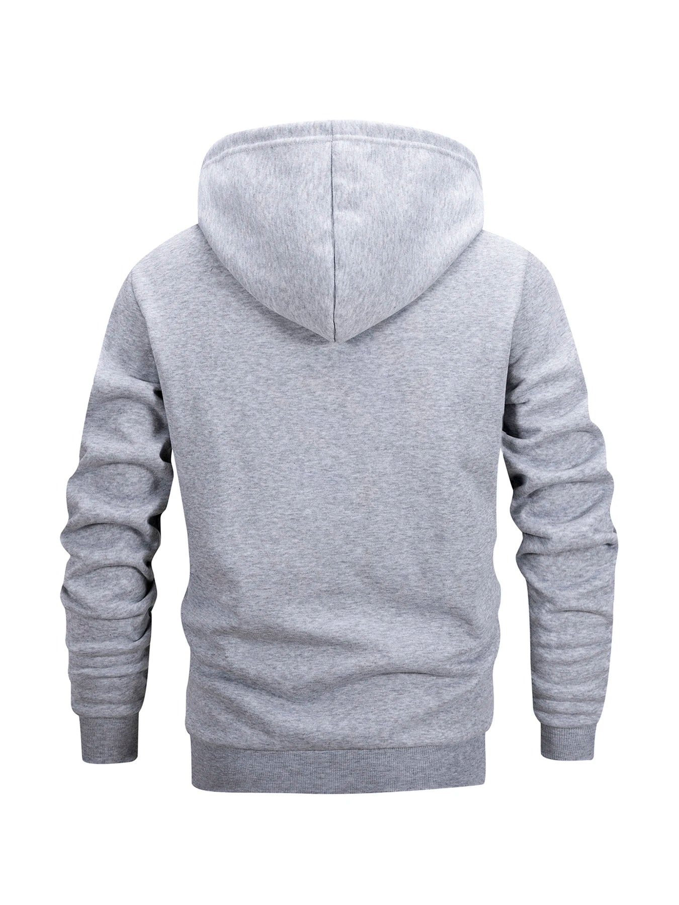 Sudadera con capucha para hombre con cremallera, para deportes al aire libre, uso diario, básica, casual, para otoño e invierno, tipo cárdigan