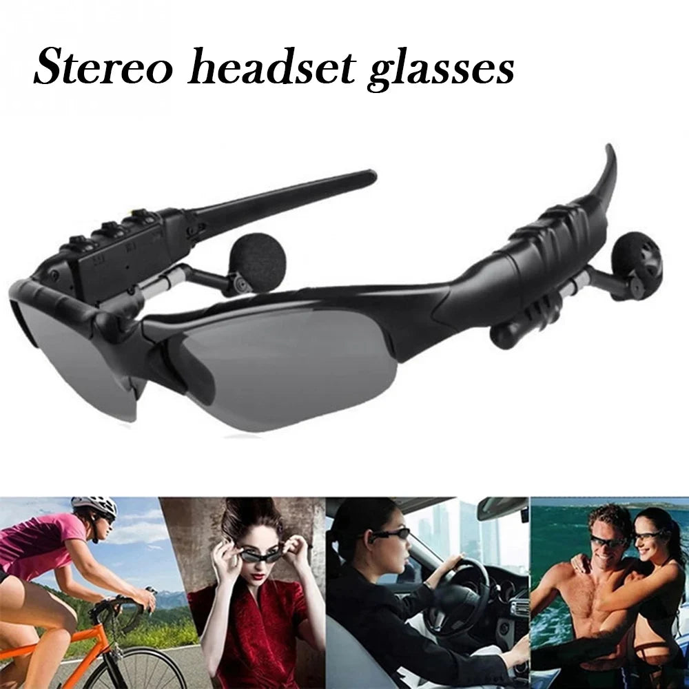 Bluetooth hiking glasses smart glasses stereo listening wireless headset UV protection polarized lenses sunglasses earphones