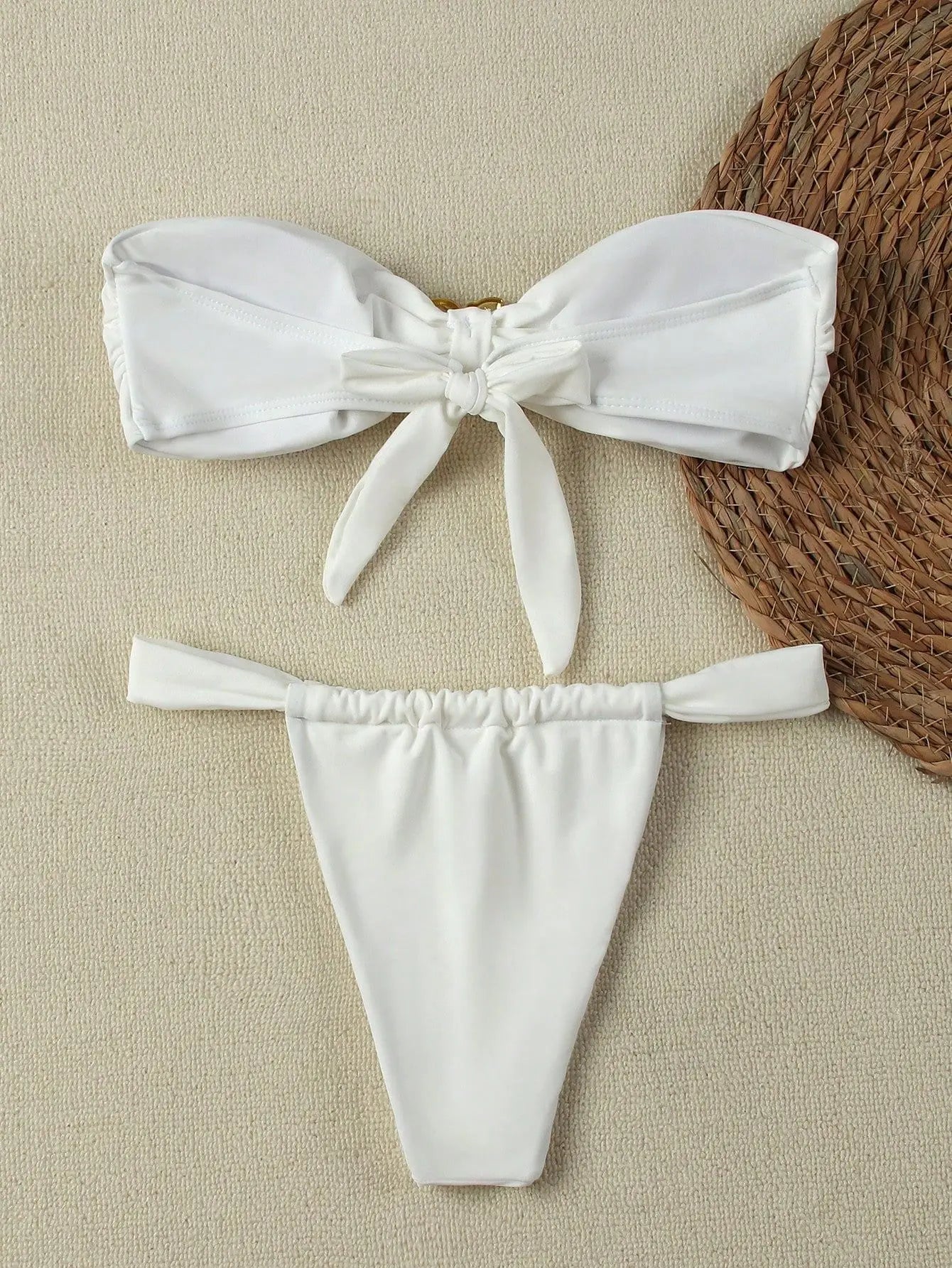 Ensemble bikini bandeau push-up sexy 2026 - Maillot de bain brésilien string pour femme
