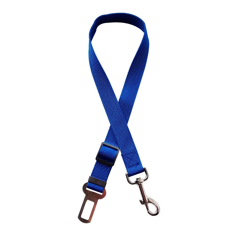 Accesorios ajustables para perros, cinturón de seguridad para mascotas, gatos, perros, asiento para mascotas, arnés de vehículo, clip de plomo, palanca de seguridad, collares de tracción para perros