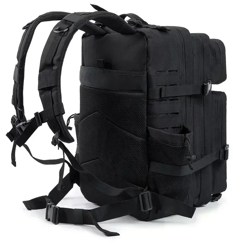Sac à Dos Tactique Plein Air 25L/45L Homme Femme — Randonnée École Porte-Bouteille