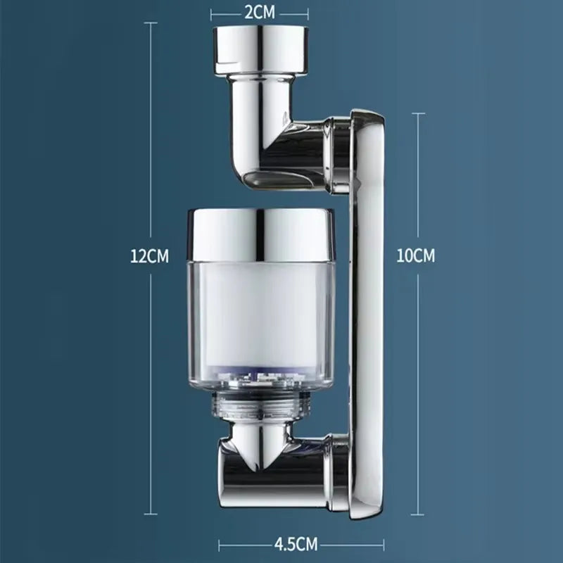 Universal 1080° Rotating Filter Nozzle, Household Kitchen Faucet, Robotic Arm, Splash, F/05 and ET Motors