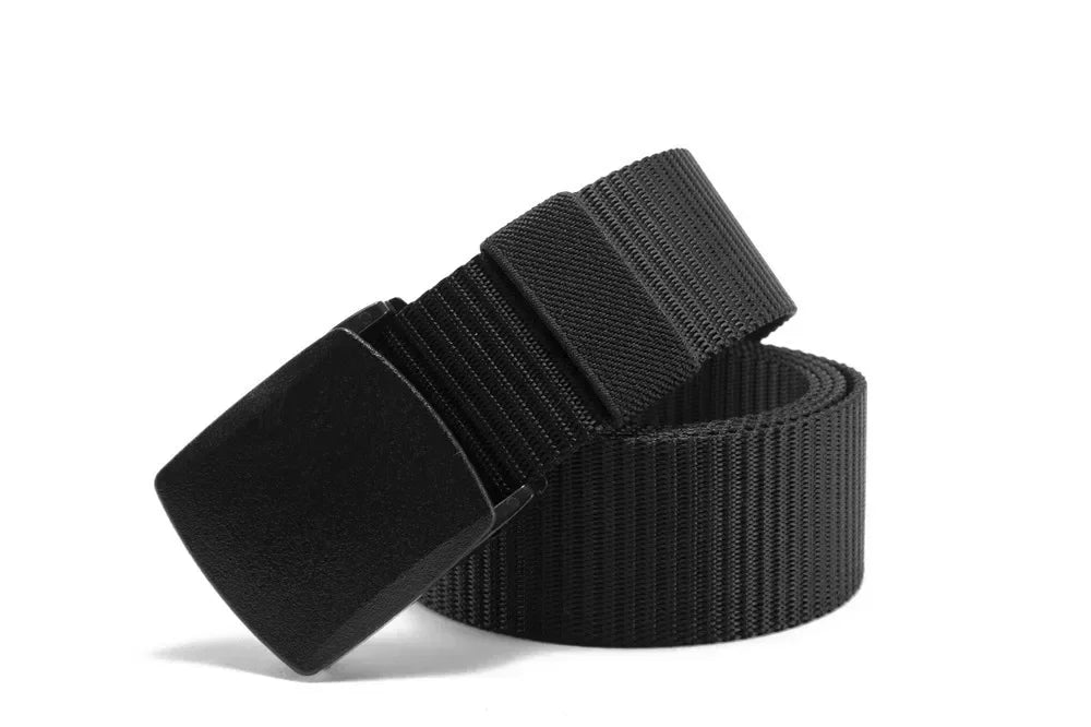 Ceinture en Nylon à boucle automatique pour hommes, 2 pièces, pour la chasse en plein air, tactique multifonctionnelle en toile, de haute qualité