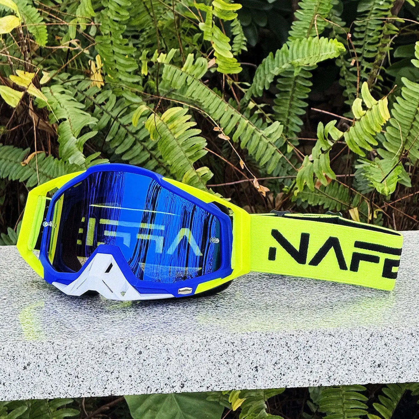 Lunettes de protection NAFEIB coupe-vent tout-terrain anti-poussière enveloppantes pour motocross, VTT, moto tout-terrain, exploration en extérieur, protection pour longs trajets