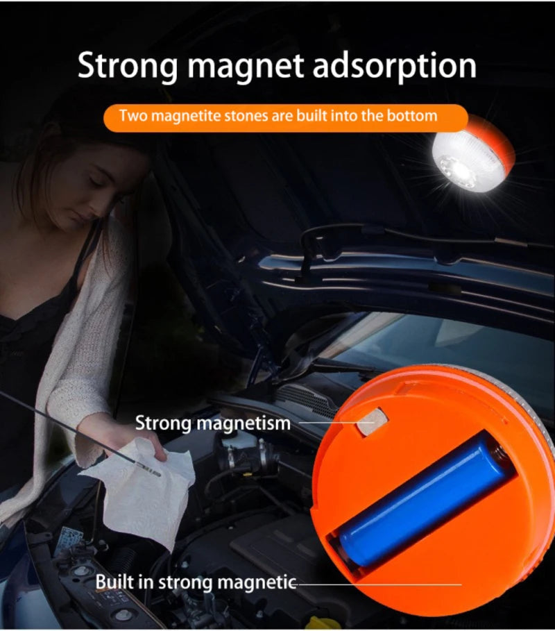 Balise de Secours V16 Homologuée DGT 2024 — LED, Rechargeable, Induction Magnétique, Espagne