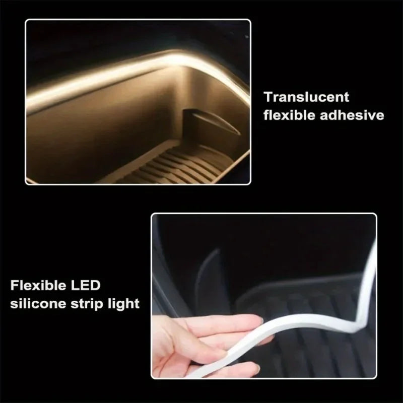 Éclairage de coffre de voiture haute luminosité, lumière ambiante, décoration intérieure, câblage LED, détection automatique gratuite, bande lumineuse pour hayon