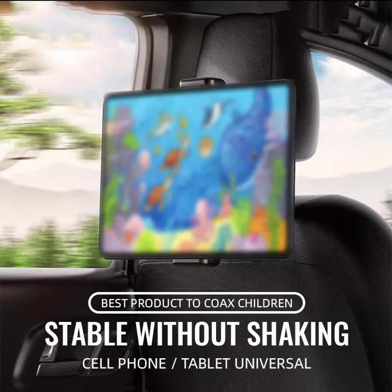 Support de tablette de repos de sauna de voiture, support rotatif à 360 degrés pour iPad, siège arrière automatique, oreiller de voyage portable, support rapide