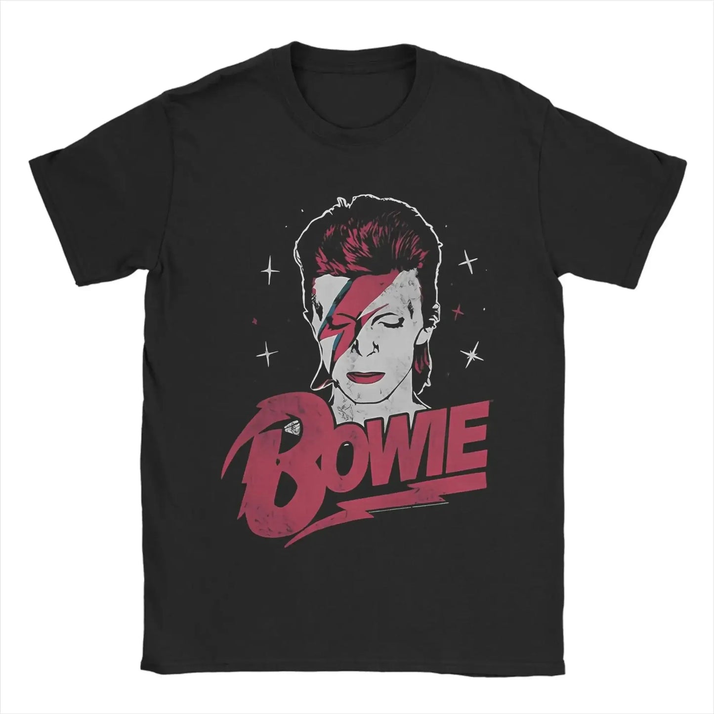 Camiseta informal D-Davids Bowied de cuello redondo, estampada, extragrande, estilo gótico, de algodón, nueva colección