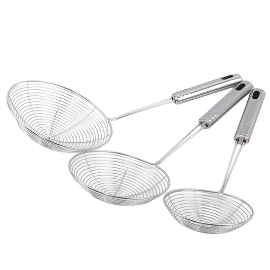 Écumoire naren acier inoxydable, filtre à maille, marmite à huile, ustensiles de cuisine, passoire frite, passoire de cuisine, outil de cuisson