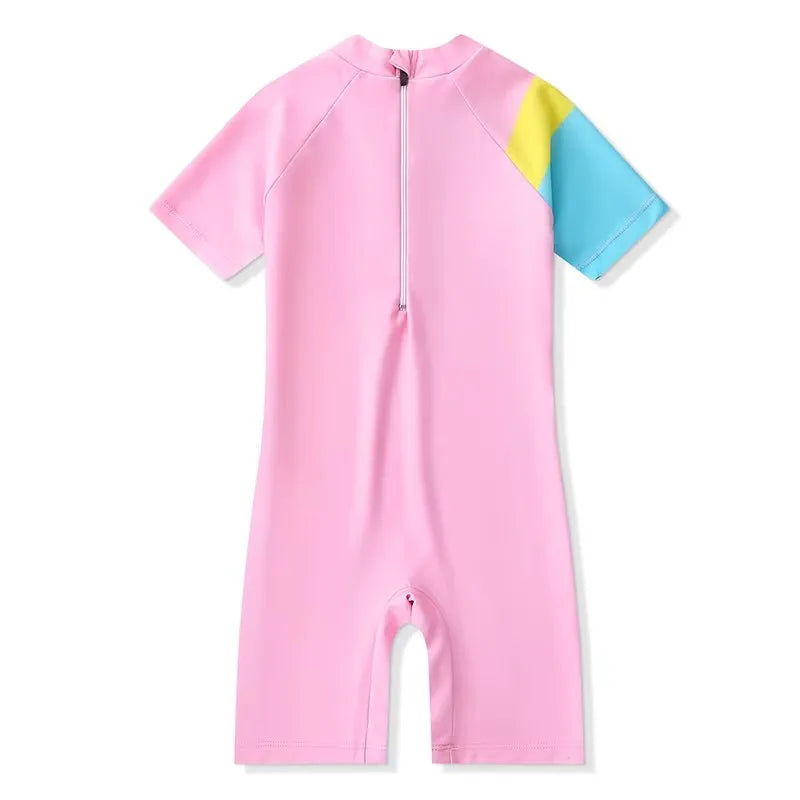 Maillots de bain pour enfants nouveau maillot de bain une pièce pour garçons et filles petits enfants grands enfants Protection solaire ensemble de natation de printemps chaud