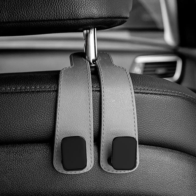 Ganchos para reposacabezas de coche, colgador para bolsos, organizador de respaldo de asiento, clips de sujeción automática, ganchos para coche St