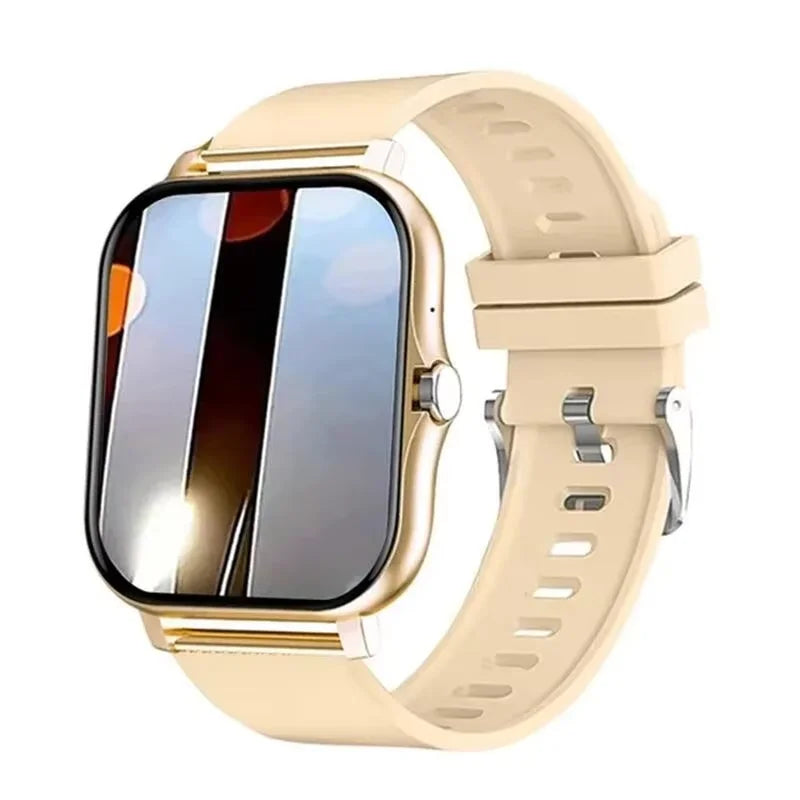 LAXASFIT 2026 Nuevo reloj inteligente con llamada Bluetooth, pantalla táctil completa, monitor de frecuencia cardíaca, reloj inteligente deportivo para hombre y mujer, regalo
