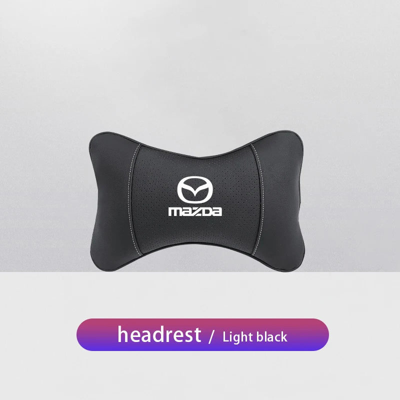 Almohada cervical para asiento de coche, accesorios para reposacabezas de asiento de coche para Mazda 3 6 CX5 2 CX3 CX9 MX5 RX8 Axela Demio Atenza