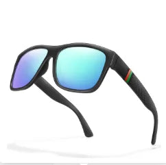 Gafas de sol polarizadas cuadradas clásicas para hombre, para pesca, conducción al aire libre, ciclismo, carrera, vintage, montura grande, UV400