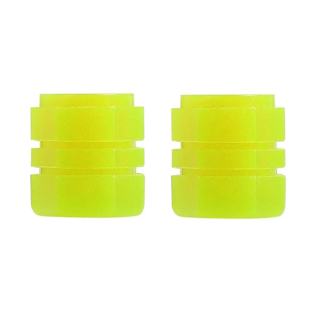 Válvulas de neumático luminosas fluorescentes para Ninebot Max G30 G2 para Xiaomi M365 Pro Mi4 Mi3, boquilla de rueda de patinete eléctrico, válvula de neumático