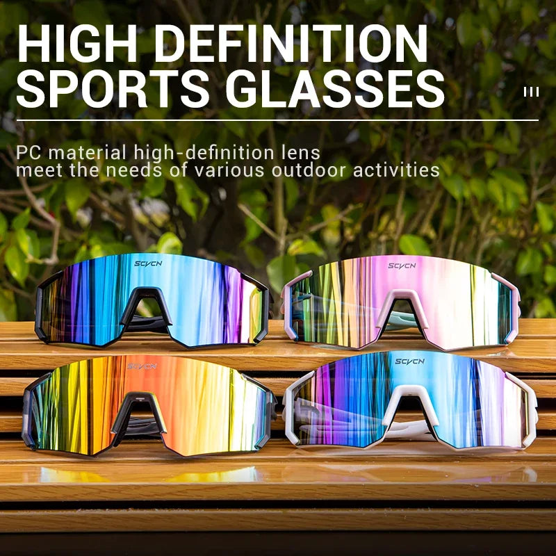 SCVCN nuevas gafas de sol de ciclismo al aire libre para hombres y mujeres, ciclismo de montaña, conducción, gafas deportivas, escalada, gafas protectoras para bicicleta, gafas UV400