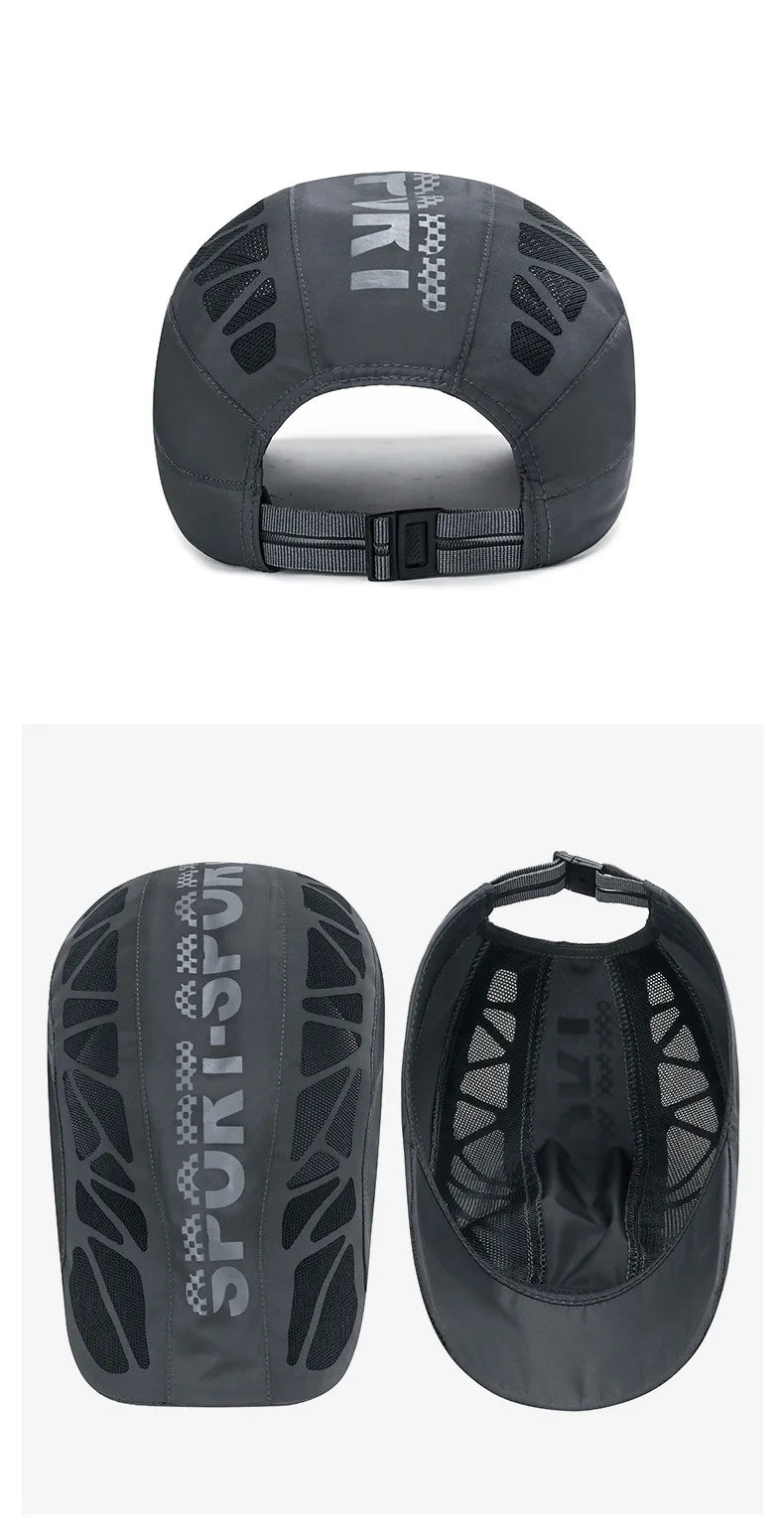 Chapeau de Sport Alphabet pour hommes, nouveau chapeau d'été en maille respirante, ombre à séchage rapide, casquette de protection solaire d'extérieur