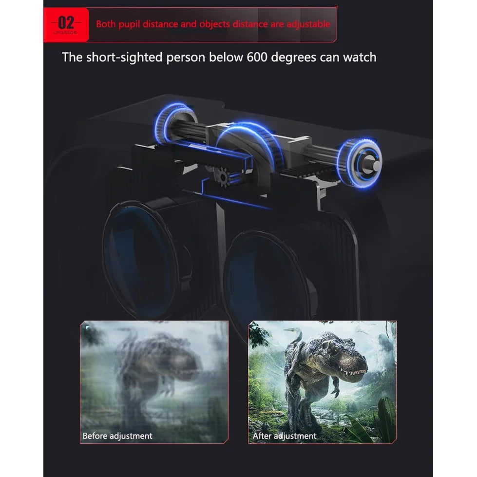 Shinecon VR 3D Virtual Reality Glasses Headset Devices Smart Glasses Lenses for Smartphone Mobile Phone Game Viewer