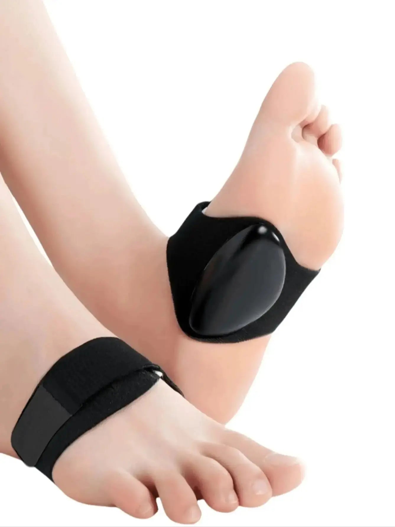 1 par de plantillas deportivas con soporte de arco para hombres y mujeres para pies planos para apoyar la almohadilla del pie y aliviar la presión.