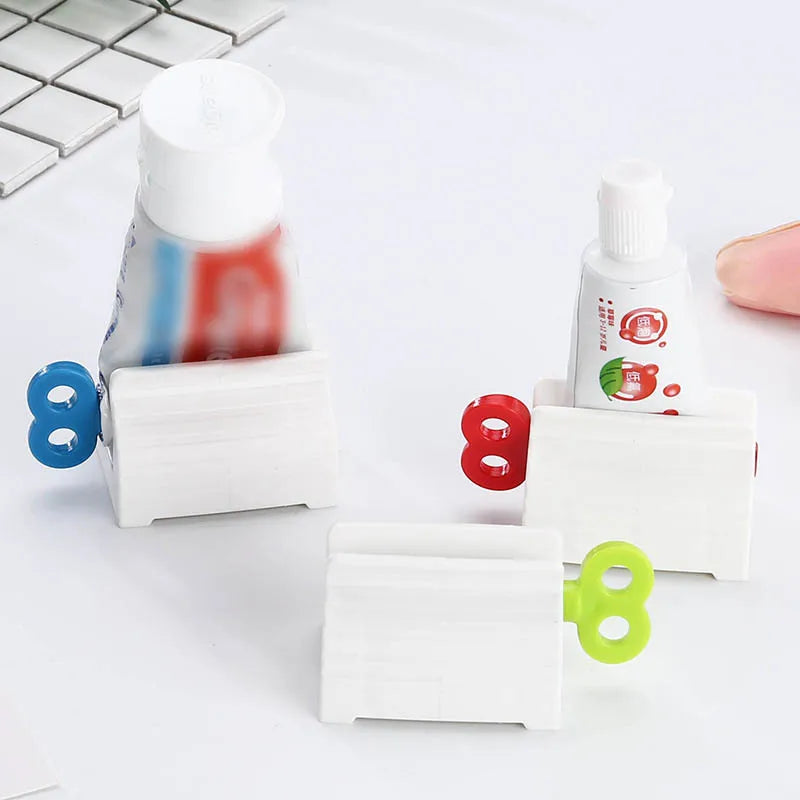 Rolling Toothpaste Squeezer for Lazy Man, Shampoo, Manual Clip, Versatile Facial Cleanser, 1/3 Pieces