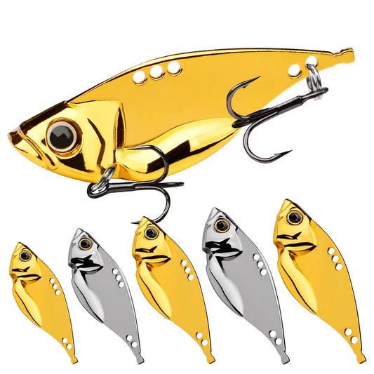 Cuillère en Métal Appat de Pêche — Leurre Spinning Haute Réflexion