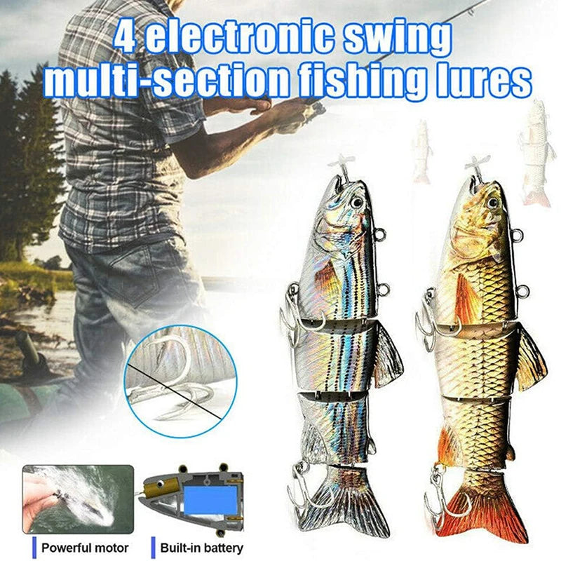 Leurre de Pêche Robot Électrique — Nage Automatique Haute Attraction