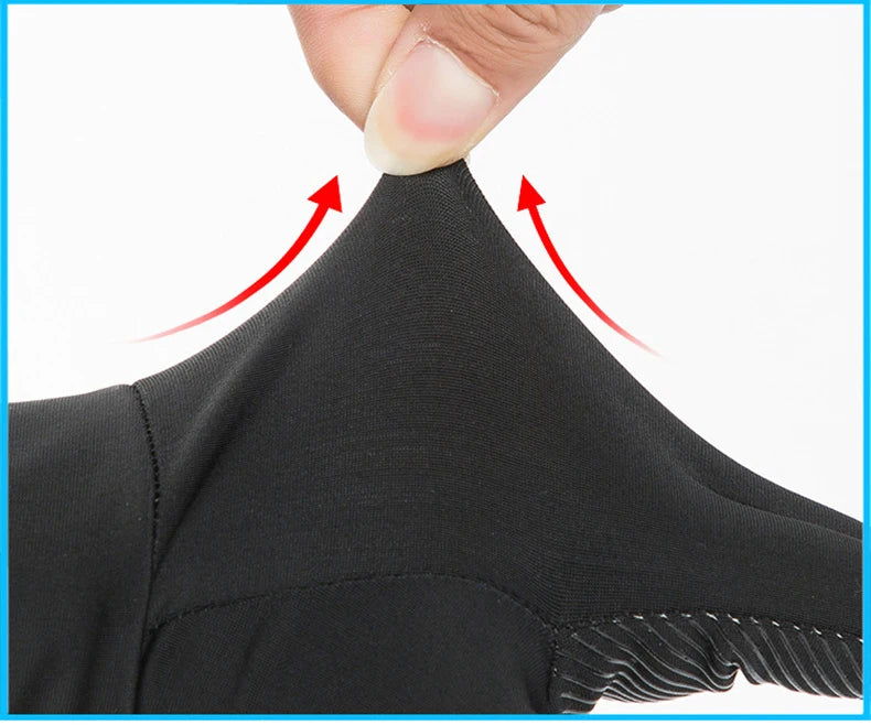 Gants de pêche en soie glacée pour printemps et été, Protection solaire pour hommes et femmes, randonnée, cyclisme, Camping, écran tactile antidérapant, élastique