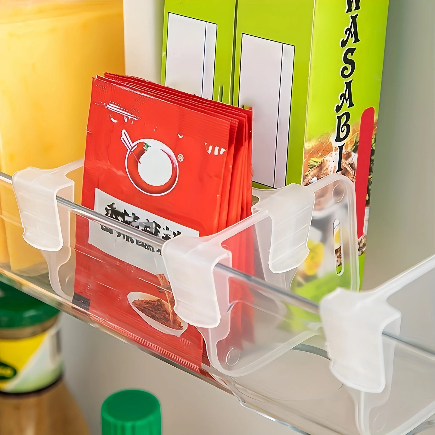 Organizador de frigorífico transparente y robusto, 5 10 15 20 unidades, separadores ajustables, almacenamiento para frigorífico, armarios de cocina, compartimentos que ahorran espacio