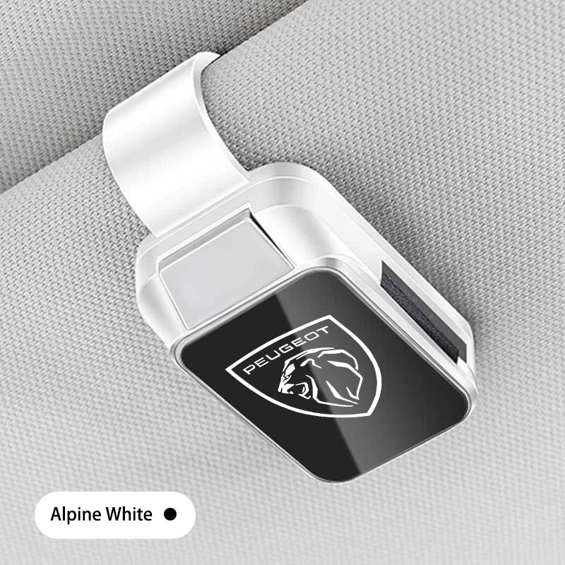 Porte-Lunettes Voiture Clip Pare-Soleil — Rangement, Protection Éponge, Anti-Rayures