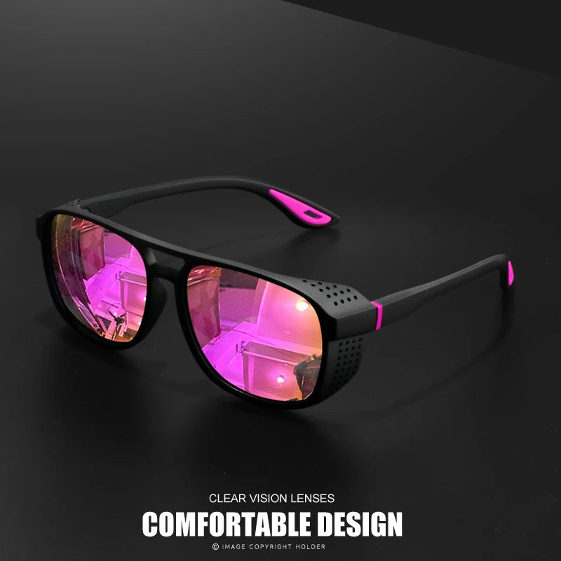 Lunettes de soleil polarisées de sport 1 pièce/3 pièces, design coupe-vent, adaptées au cyclisme et à la course en plein air, légères UV400