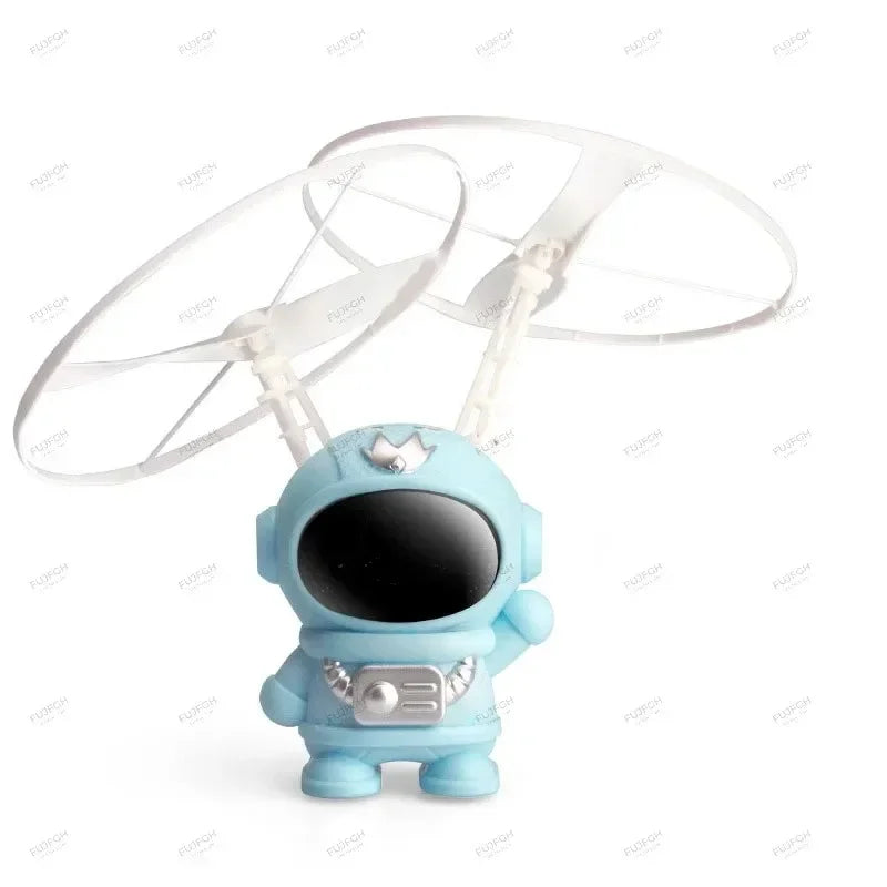 Levitating Luminous Flying Robot, Astronaut Toy Plane, Interactive Hand-Controlled Drone with Lights, Outdoor Toys for Kids, Gift