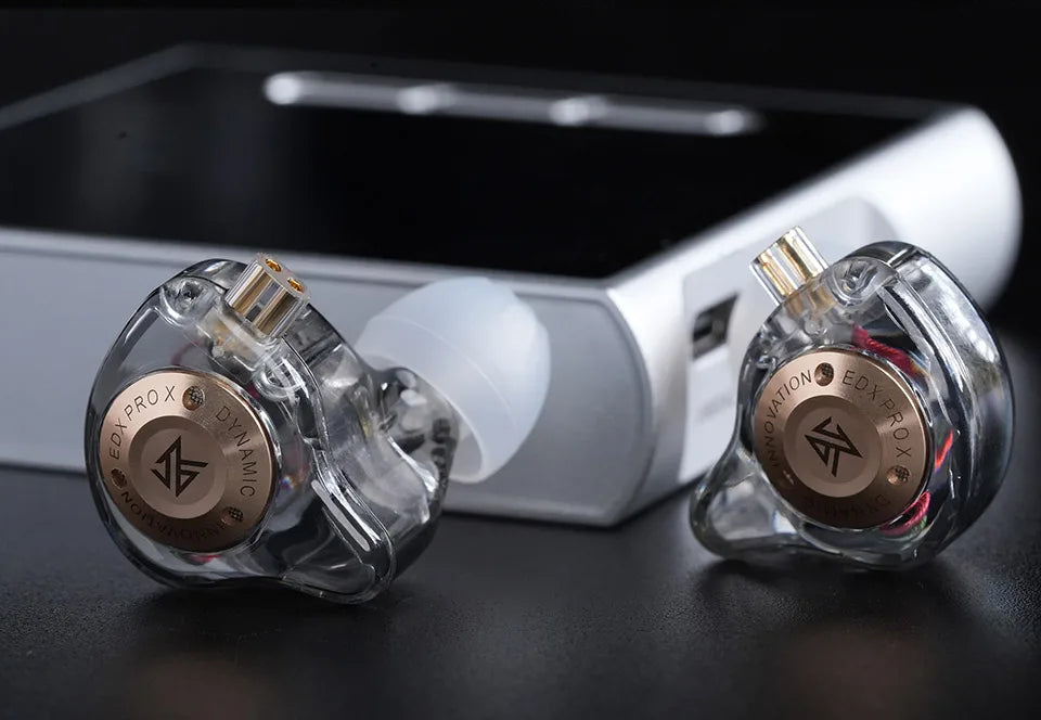 KZ EDX PRO X Auriculares HIFI de bajos dinámicos, audífonos deportivos con cancelación de ruido, cable de 2 pines KZ ZSTX ZSN PRO X EDC EDA ZVX
