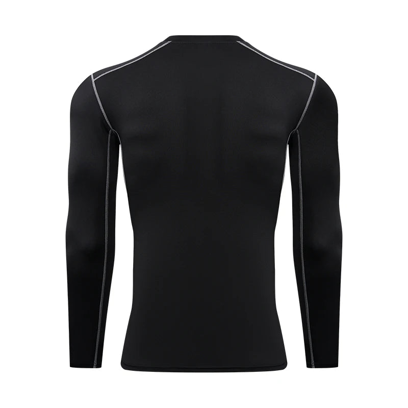 T-Shirt Sport Manches Longues Homme — Haute Élasticité Séchage Rapide 2024