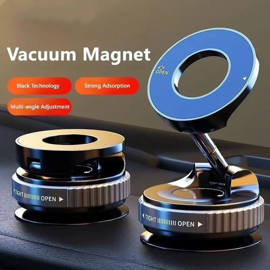 Support Téléphone Voiture Magnétique Pliable 360° — Fixation Ventouse Streaming