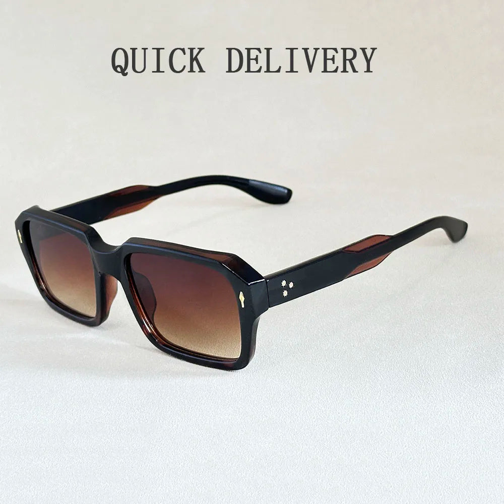 2025 Gafas de sol de mujer vintage cuadradas Gafas de sol de hombre cuadradas de moda Gafas de sol de mujer Gafas de sol de hombre envío directo