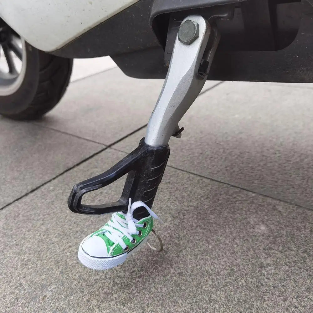 Couverture de Béquille Moto en Forme de Chaussure — Décor Créatif Vélo & Scooter