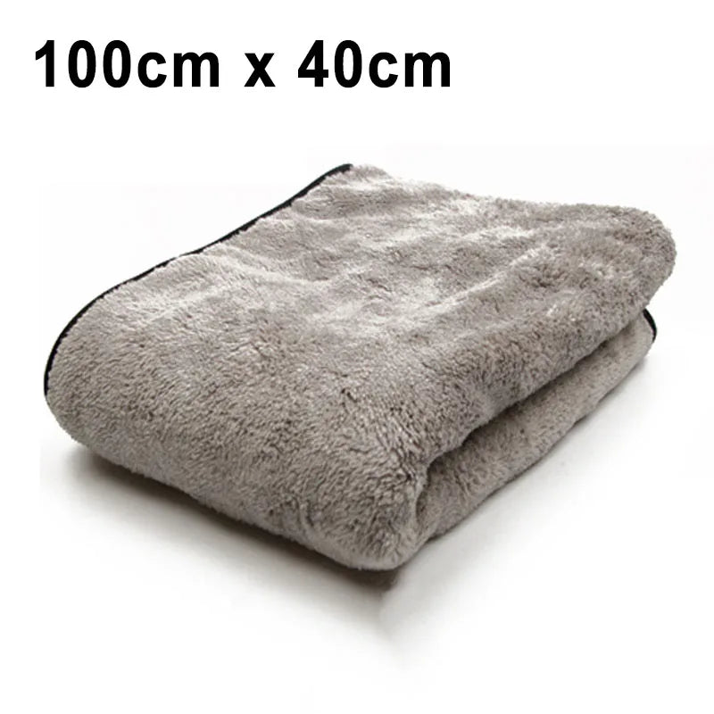 Serviette Lavage Voiture Microfibre Super Absorbante — Nettoyage Séchage Multifonction
