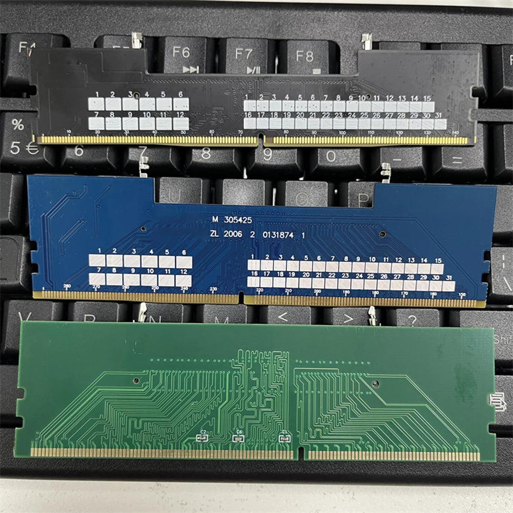 Ordinateur portable vers ordinateur de bureau mémoire RAM DDR3 DDR4 DDR5 adaptateur de mémoire carte de connecteur