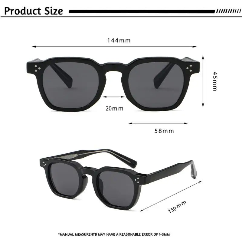 1/2/3 pièces en gros nouveau carré rétro lunettes De Soleil hommes mode Punk lunettes De Soleil femmes lunettes De Voyage Lunette De Soleil Femme UV400