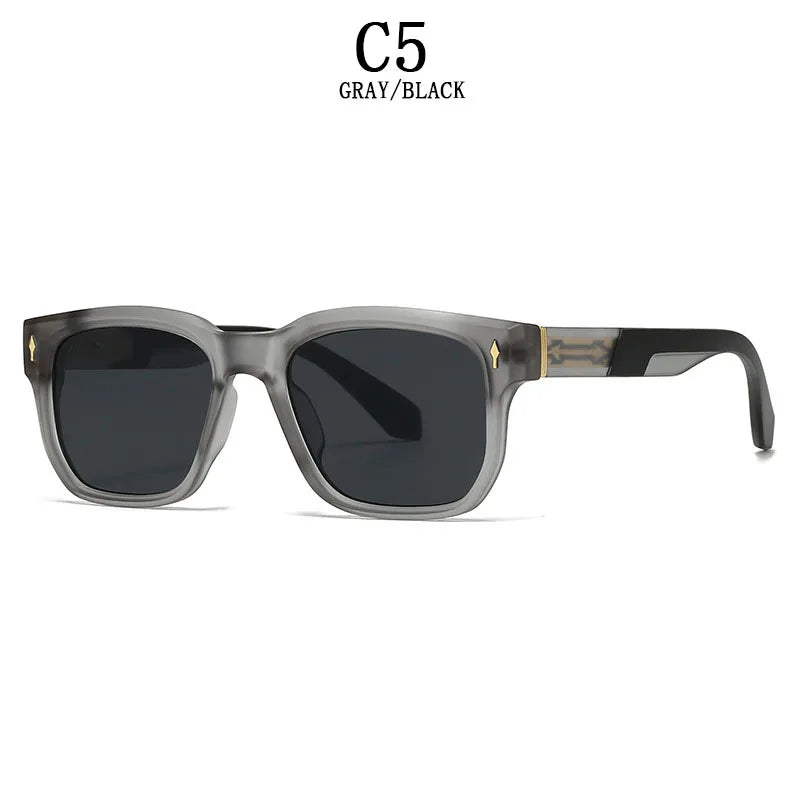 2025 Vintage Sunglasses Men Holiday Square Sunglasses Women Trendy Retro Eyewear Women Sunglasses Gafas De Sol Hombre