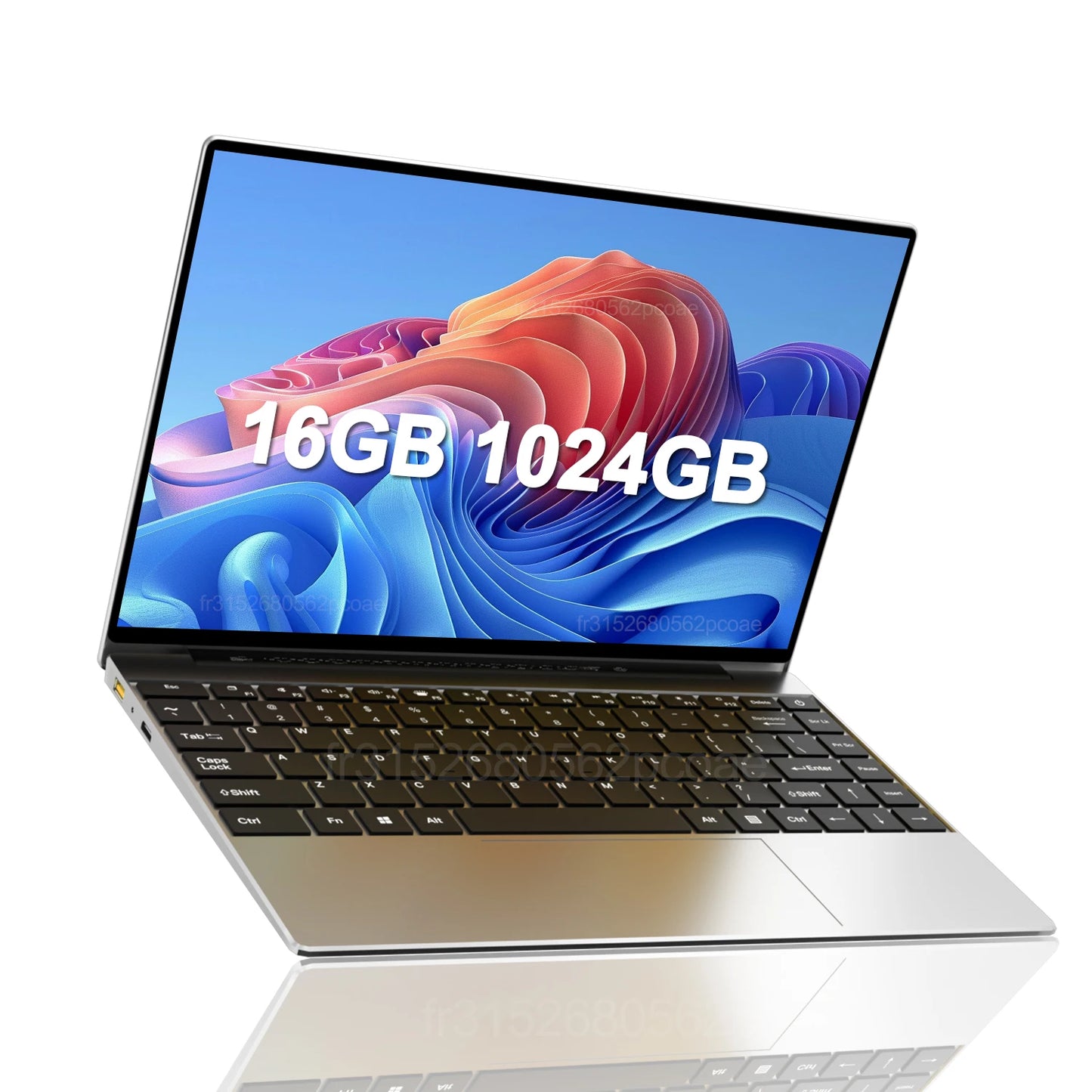 Ordinateur portable NAIWO 2026 14,1 pouces ultra-fin Windows 11 16 Go 2 To SSD PC Gamer Intel 4405U Écran 1920*1080 pour le bureau et les études
