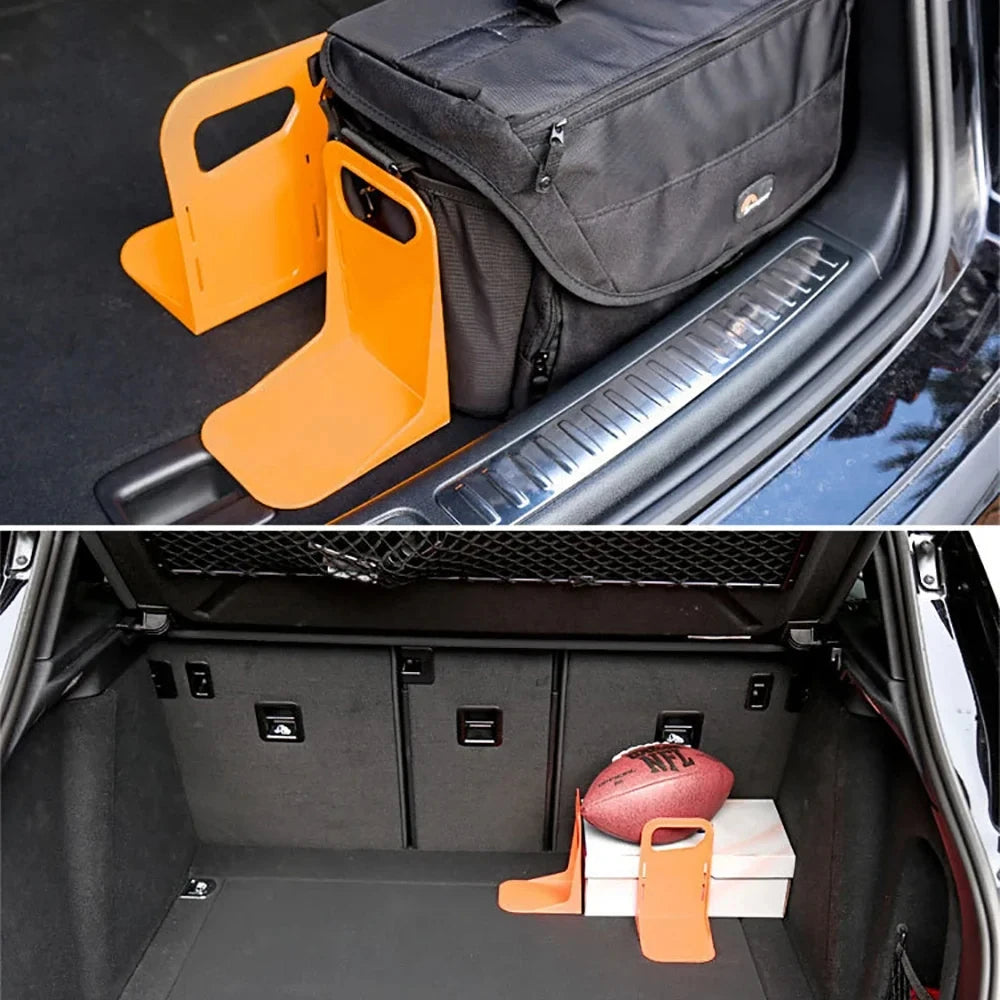 1PC Multifunctional Fixed Tool Holder for Car Rear Trunk, Luggage Box Rack, Anti-Shake Organizer, Fence Storage Holder