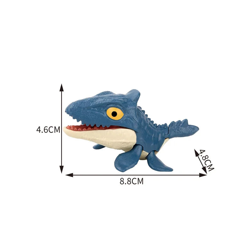 Dinosaure jurassique Triceratops tyrannosaure, modèle de jouets pour enfants, dinosaures créatifs pour mordre les doigts, jouet interactif, cadeau pour garçon