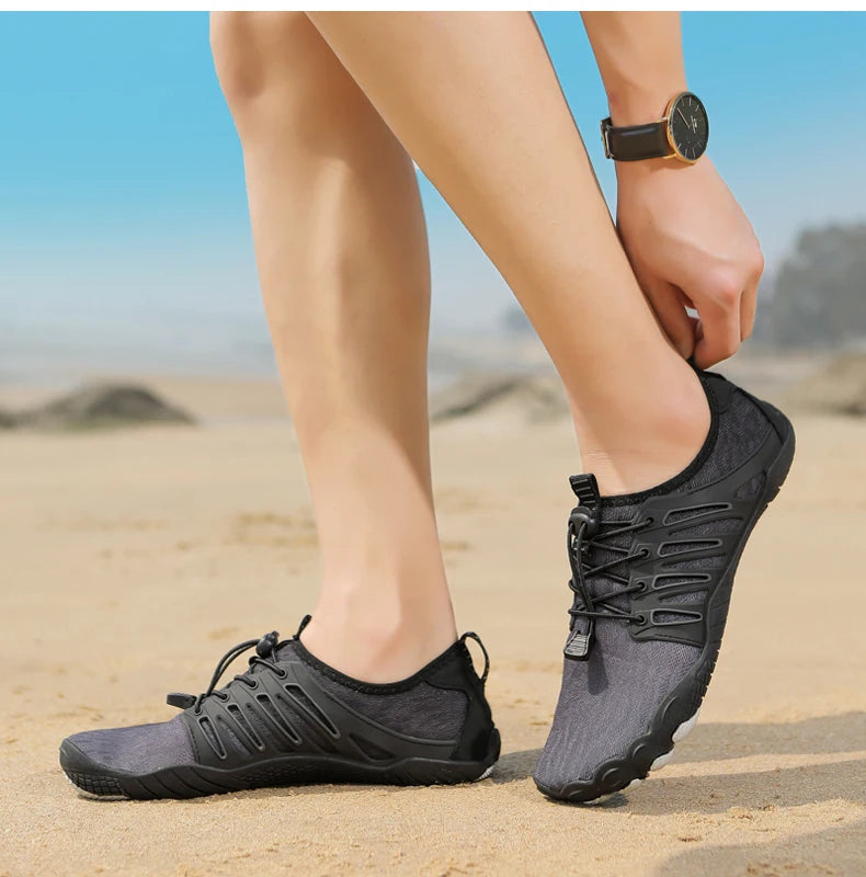 Chaussures d'eau de plage pour hommes et femmes, nu-pieds, natation dans la mer, sports aquatiques